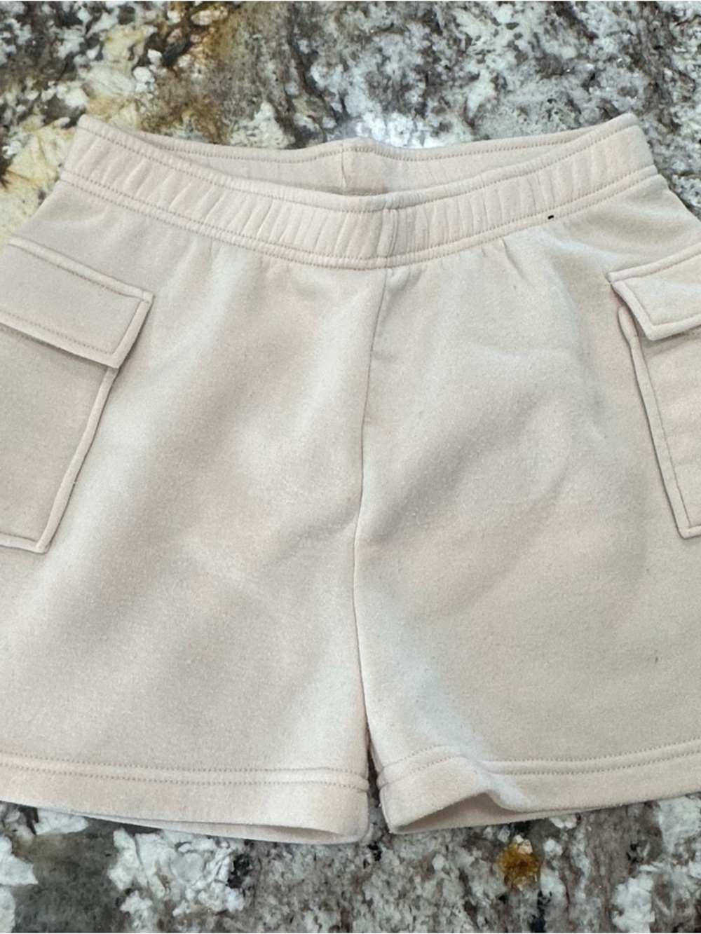 Women’s Cargo Pocket Shorts in Light Beige